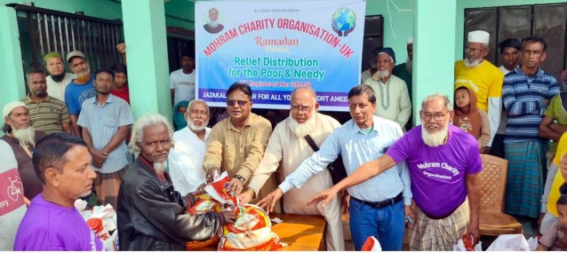 বিশ্বনাথে ৩০০ পরিবারের মধ্যে খাদ্য সামগ্রী বিতরণ