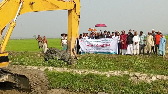 সিলেটে সীতারামী খাল পুনঃখনন কাজের শুভ উদ্বোধন