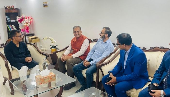 সিলেটের সীমান্ত বন্দর ঘিরে বাণিজ্য বৃদ্ধির আলোচনা মুক্তাদির ও অনিরুদ্ধের