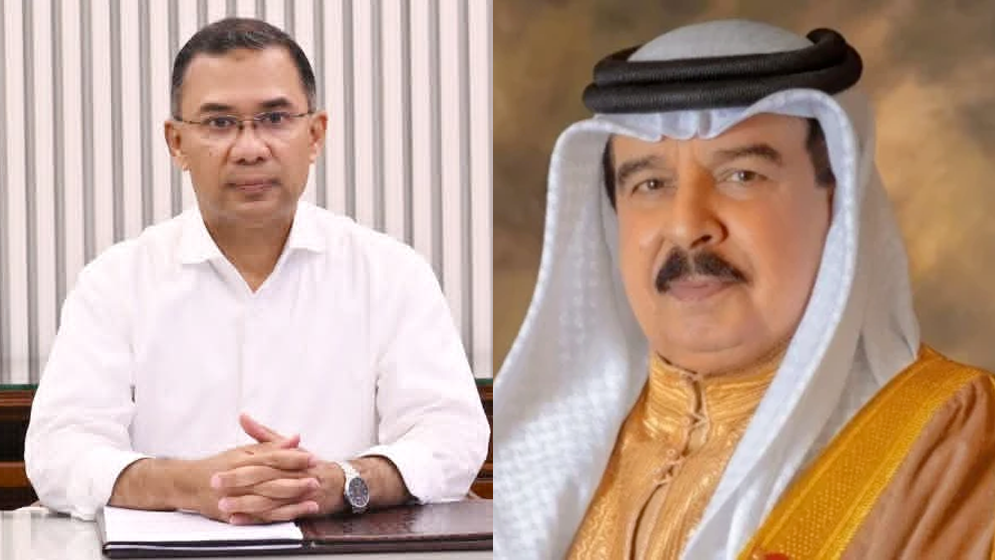 প্রধানমন্ত্রী তারেক রহমানের কাছে বাহরাইনের রাজার শোক প্রকাশ