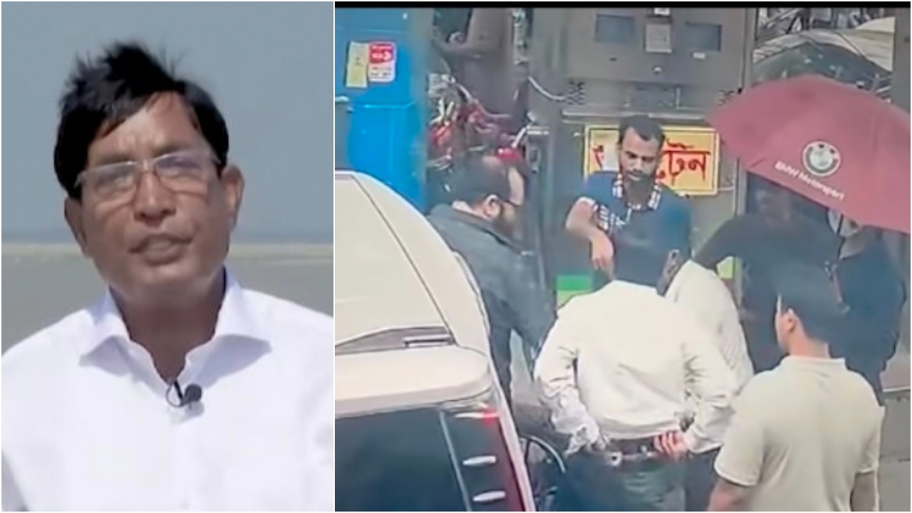 তেল কম দেওয়ায় পিস্তল উঁচিয়ে পাম্প কর্মচারীকে হুমকি