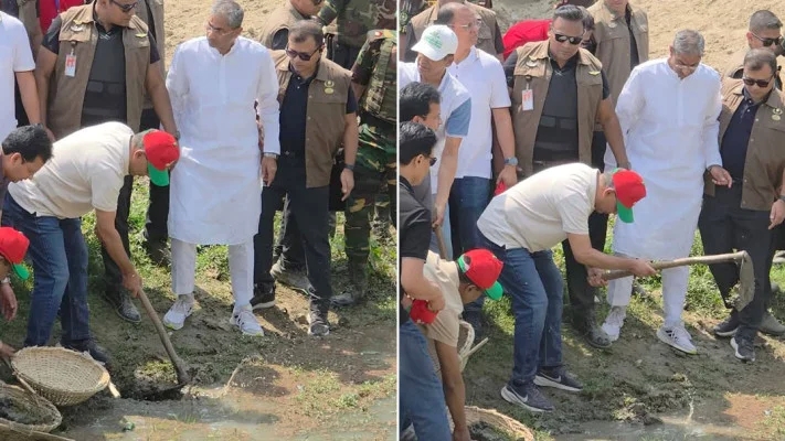 খাল খনন কর্মসূচির উদ্বোধন করলেন প্রধানমন্ত্রী