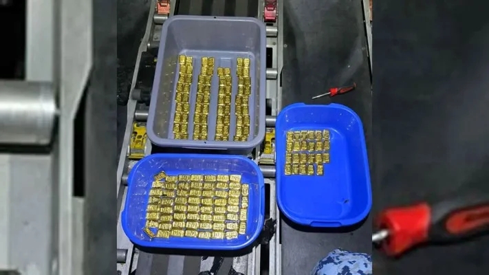 দুবাই ফেরত বিমানের টয়লেটে মিললো ১৮ কেজি স্বর্ণের বার