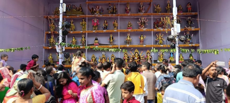 কমলগঞ্জে ৪২ বছর পর মনসা দেবীর নৌকা পূজা অনুষ্ঠিত