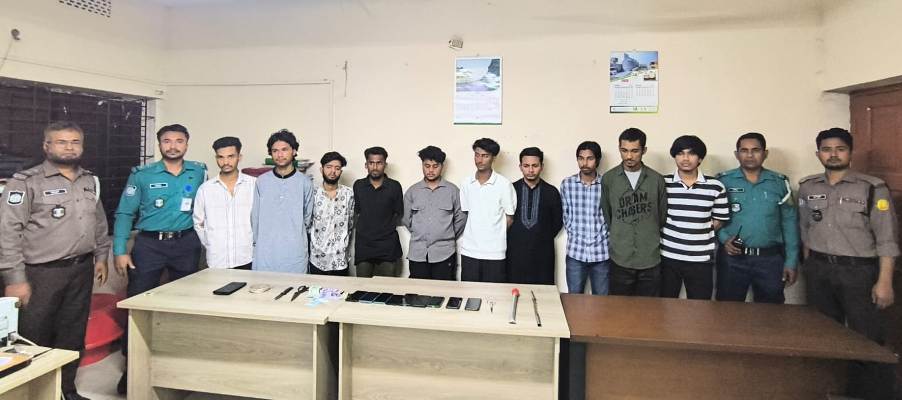 সিলেটে অপহরণ ও মুক্তিপণ চক্রের ১০ সদস্য গ্রেপ্তার, অপহৃত ২ যুবক উদ্ধার