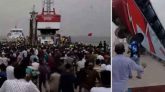 ফেরিতে ওঠার সময় নদীতে যাত্রীবাহী বাস, বহু হতাহতের আশঙ্কা