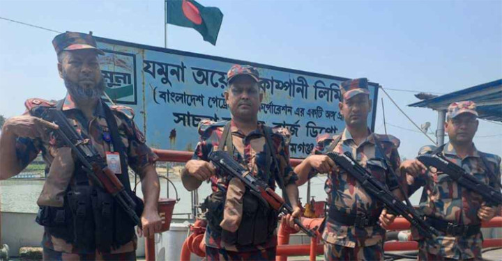 জ্বালানি তেলের বিভিন্ন ডিপোতে বিজিবি মোতায়েন