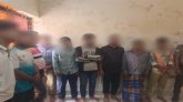 সিলেটে অবৈধ ভারতীয় পণ্যসহ ৯ যুবক আটক