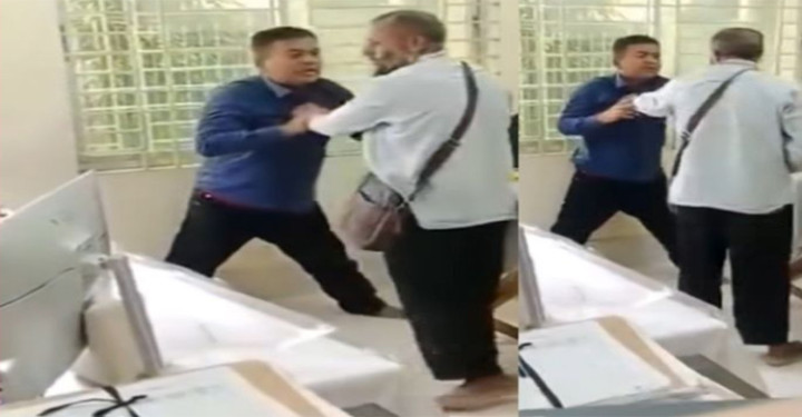 গোয়াইনঘাট ভূমি অফিসে তহশিলদার ও কর্মচারীর মারামারি, ভিডিও ভাইরাল