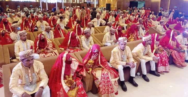 সিলেটে একসঙ্গে বিয়ের পিঁড়িতে ১২৬ তরুণ-তরুণী