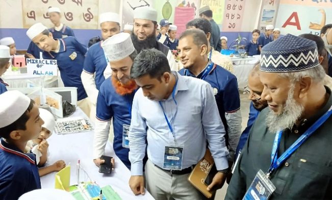 সিলেটে শাহজালাল জামেয়া কামিল মাদরাসায় বিজ্ঞান মেলা অনুষ্ঠিত