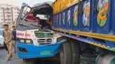 গাজীপুরে বাস-ট্রাকের সংঘর্ষে নিহত ৩, আহত ১৫