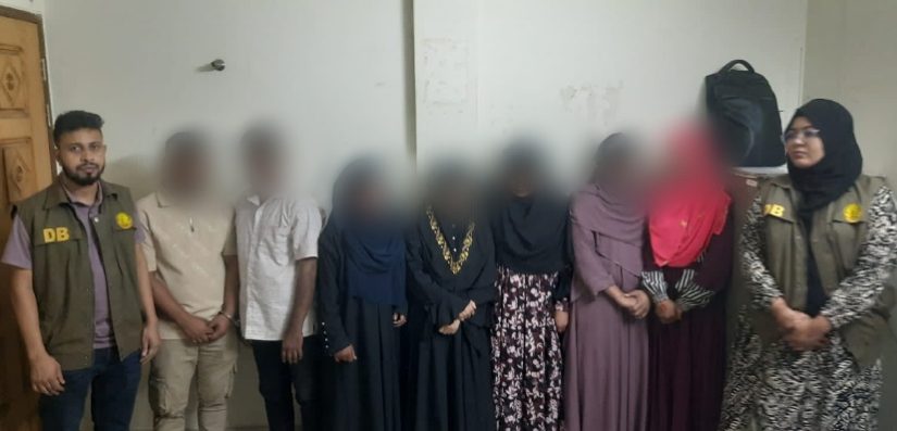 সিলেটে অসামাজিক কার্যকলাপের অভিযোগে ৭ জন আটক, হোটেল সিলগালা