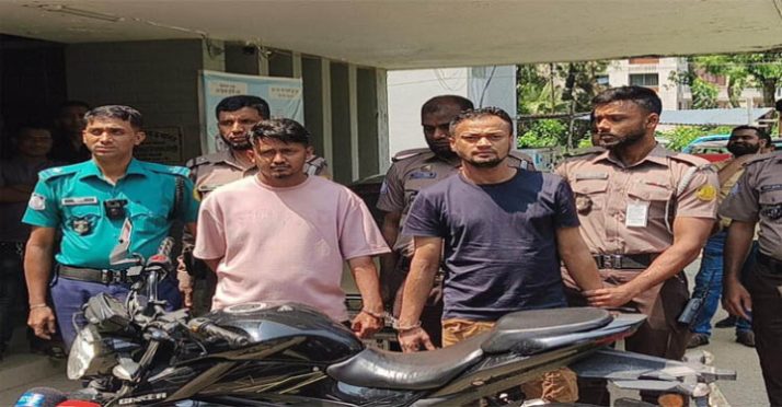 সিলেটে মোটরসাইকেল চোর চক্রের ২ সদস্য গ্রেফতার