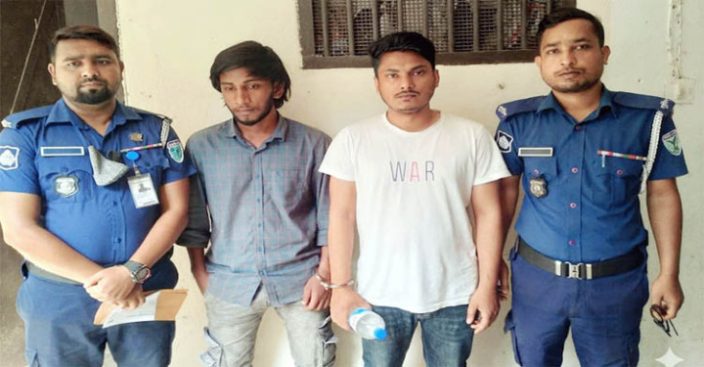 সুনামগঞ্জে অনলাইন জুয়া চক্রের ২ সদস্য আটক, ১৭টি স্মার্টফোন জব্দ