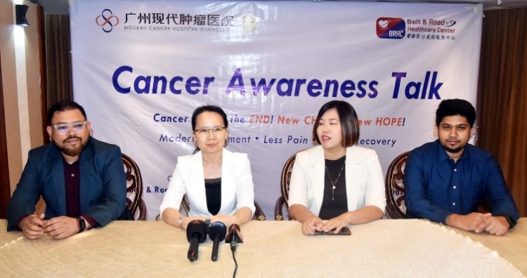 সিলেটে ক্যান্সার রোগীদের বিনামূল্যে চিকিৎসা দিল চীনের মডার্ন ক্যান্সার হসপিটাল
