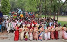 শাবিপ্রবিতে বর্ণাঢ্য আয়োজনে বাংলা নববর্ষ উদযাপন