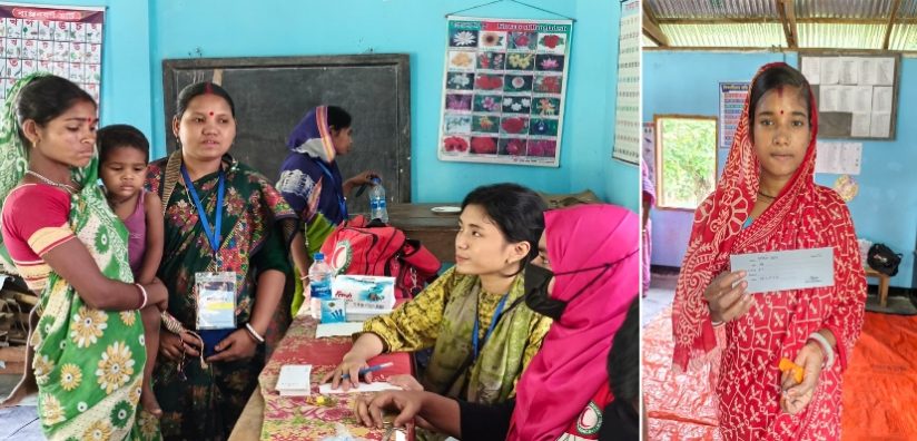 সিলেটের ৫ শতাধিক চা শ্রমিক প্রথমবার জেনেছেন তাদের রক্তের গ্রুপ