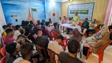 এনসিপি সিলেট মহানগরে যোগদান করলেন অর্ধশতাধিক নেতাকর্মী