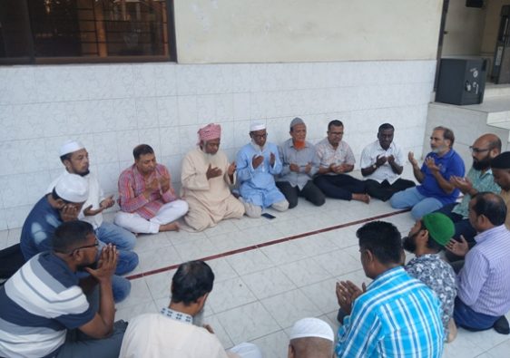 ফটো সাংবাদিক ইকবাল মনসুরের মৃত্যু বার্ষিকীতে বিপিজেএ-র দোয়া মাহফিল