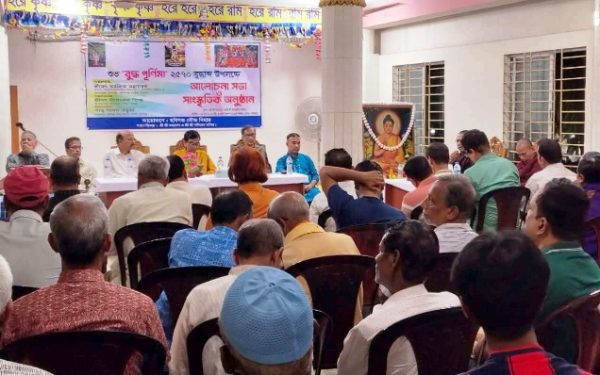 হবিগঞ্জে বুদ্ধ পূর্ণিমা উদযাপিত, বৌদ্ধ বিহার নির্মাণের দাবি
