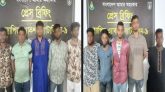 সিলেটে দেশীয় অস্ত্রসহ ছিনতাইকারী চক্রের ১০ সদস্য আটক