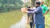 শাবির লেকে ৫ হাজার মাছের পোনা অবমুক্ত