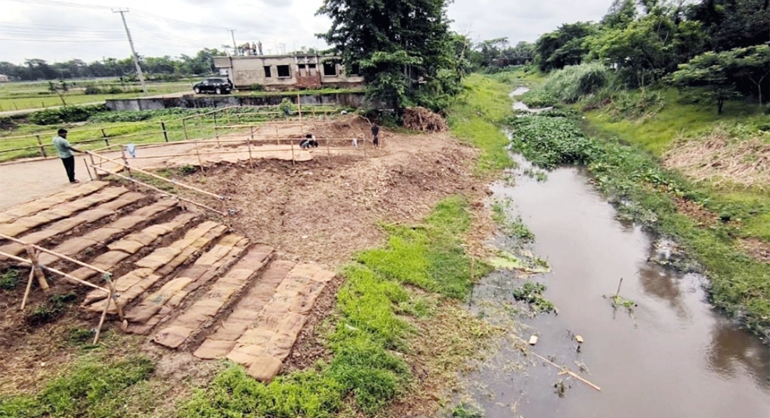 বাসিনা নদী’র পুনঃখনন সীমানা নির্ধারণ করেনি সিলেট পাউবো!