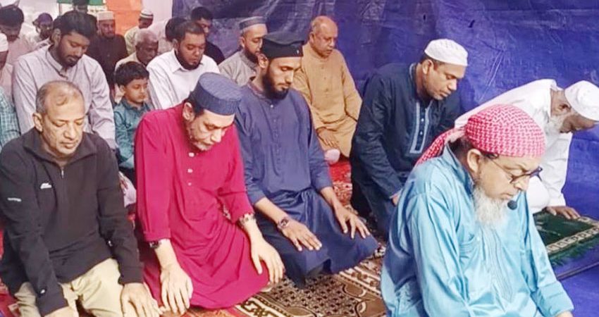 মৌলভীবাজারে একদিন আগেই ঈদ পালন