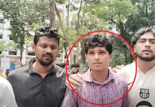 সিলেটে ভিসা প্রতারক ইমনকে আটক করলো জনতা, পুলিশে সোপর্দ