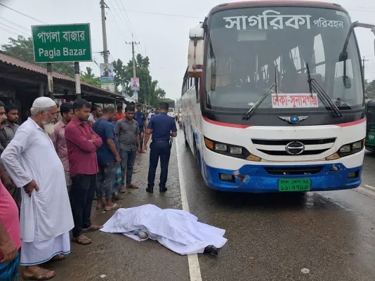সুনামগঞ্জে বাসের ধাক্কায় প্রাণ গেল বৃদ্ধের