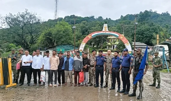 তামাবিল দিয়ে ৭ বাংলাদেশিকে ফেরত পাঠালো ভারত