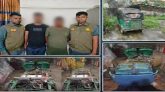 সিলেটে ৫টি চোরাইকৃত সিএনজি অটোরিকশা উদ্ধার, আটক ২