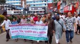 সিলেট নগরীর ৪২টি ওয়ার্ডের ফুটপাত ও রাস্তা দখলমুক্ত করার দাবীতে স্মারকলিপি প্রদান
