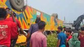 ব্রাহ্মণবাড়িয়ায় নিয়ন্ত্রণ হারিয়ে খাদে উল্টে পড়ল বাস, নিহত ৪