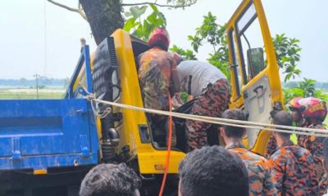 দিরাইয়ে ট্রাকের ধাক্কায় ইটভাটা ম্যানেজার নিহত