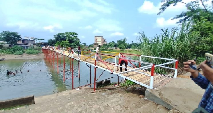 ছাতক-কোম্পানীগঞ্জ সীমান্তে স্বপ্নের অগ্রযাত্রা সেতুর উদ্বোধন