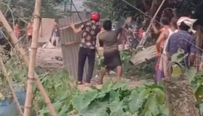 হবিগঞ্জে ফুটবল খেলা নিয়ে দু’পক্ষের সংঘর্ষ, ওসিসহ আহত অর্ধশত