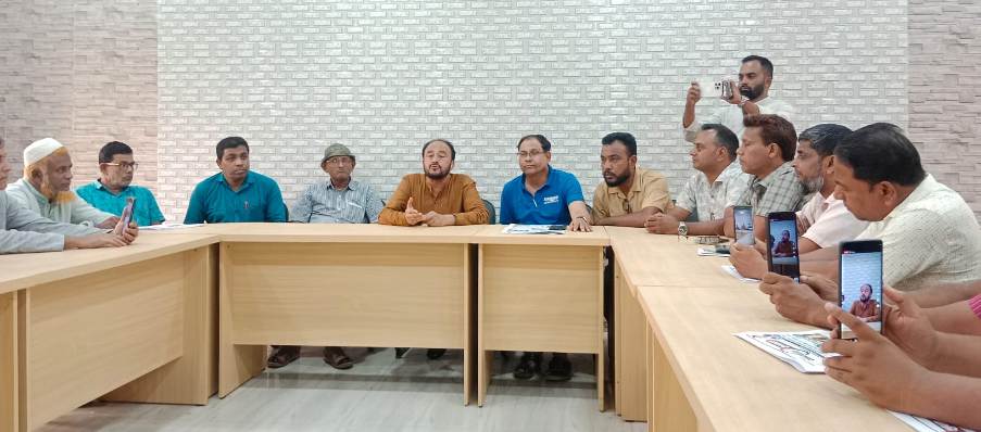 প্রধানমন্ত্রীর শ্রীমঙ্গল আগমন উপলক্ষে কমলগঞ্জ প্রেসক্লাবে সংবাদ সম্মেলন