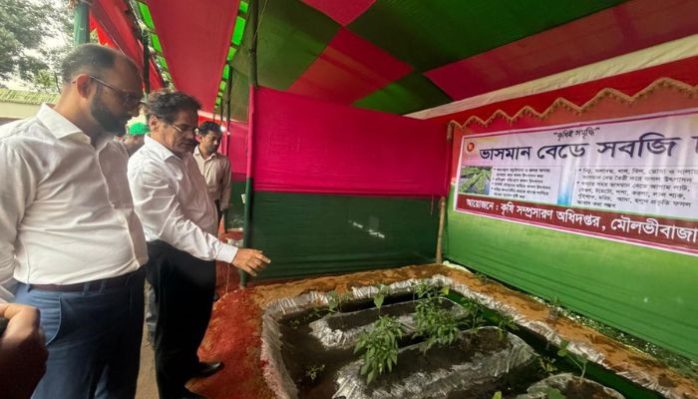 মৌলভীবাজারে তিনদিনব্যাপী কৃষি প্রযুক্তি মেলার উদ্বোধন