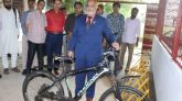 সিকৃবিতে শিক্ষার্থীদের জন্য সাইকেলের গ্যারেজ উদ্বোধন