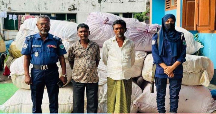 জৈন্তাপুরে ১১ লাখ টাকার ভারতীয় কম্বল জব্দ, আটক ২