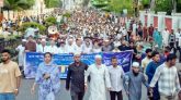 সিলেট জেলা ও মহানগর ১১ দলীয় ঐক্যের র‌্যালী