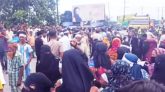 সিলেট-ঢাকা মহাসড়ক অবরোধ, দীর্ঘ যানজট