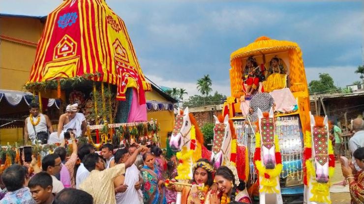 শ্রীমঙ্গলে সনাতন ধর্মাবলম্বীদের রথযাত্রা অনুষ্ঠিত