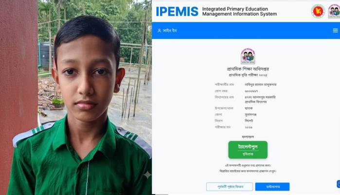 ছাতকে ট্যালেন্টপুল বৃত্তি পেয়েছে নাবিদুর রহমান তালুকদার