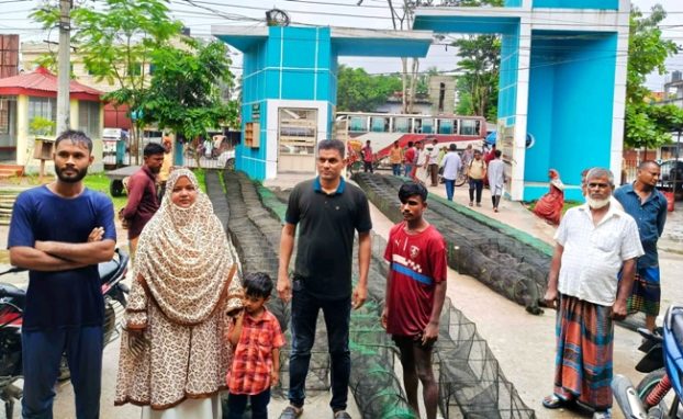 ঈশ্বরগঞ্জে ৬০০ মিটার নিষিদ্ধ চায়না দুয়ারি জাল জব্দ