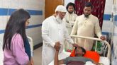 হবিগঞ্জে চোখ হারানো আলিফকে দেখতে হাসপাতালে বিরোধীদলীয় নেতা