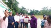 কমলগঞ্জে বন্যার্তদের পাশে মুজিবুর রহমান চৌধুরী এমপি