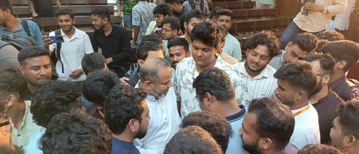 এনসিপির নেতৃবৃন্দের সাথে শাবিপ্রবি ছাত্রদলের সৌজন্য সাক্ষাৎ